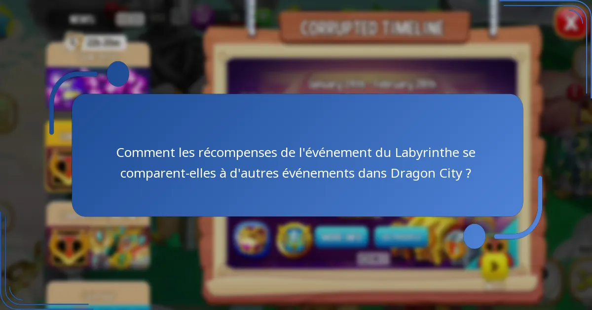 Quelles stratégies peuvent maximiser les récompenses dans l’événement du Labyrinthe ?