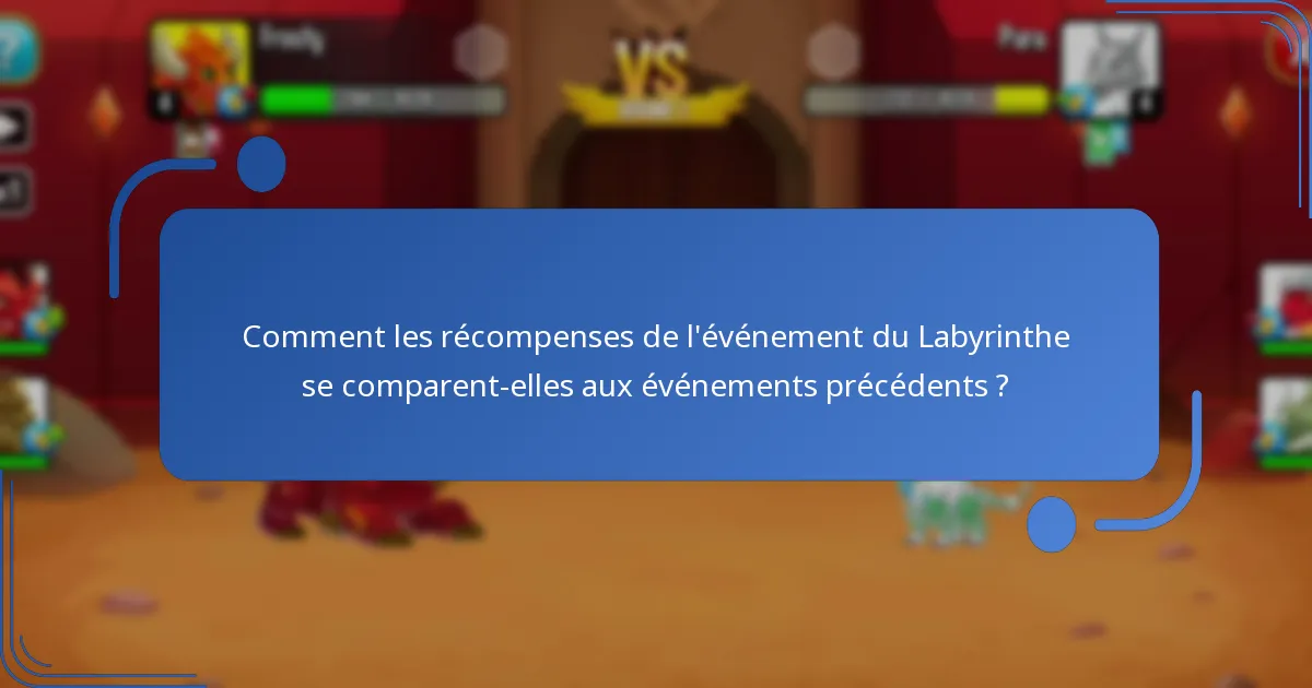 Quelle est la monnaie d’événement utilisée lors de l’événement du Labyrinthe ?