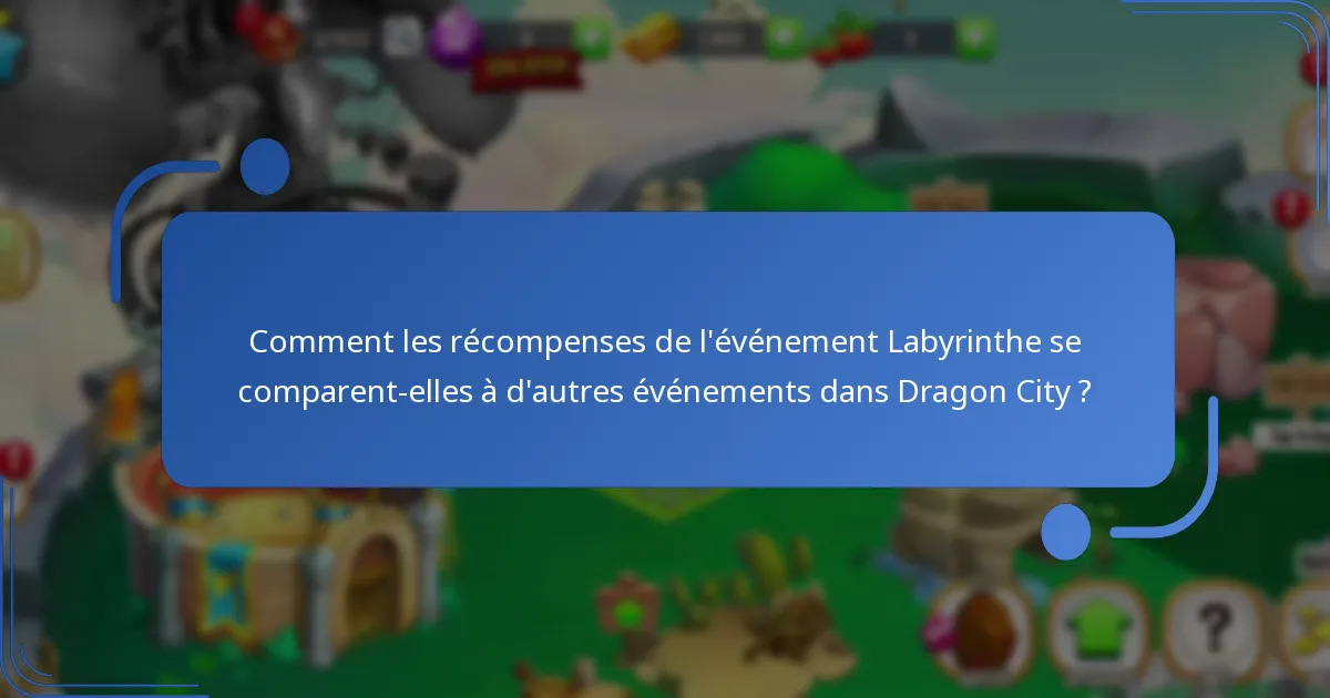 Quels objets spéciaux peuvent être obtenus pendant l’événement Labyrinthe ?