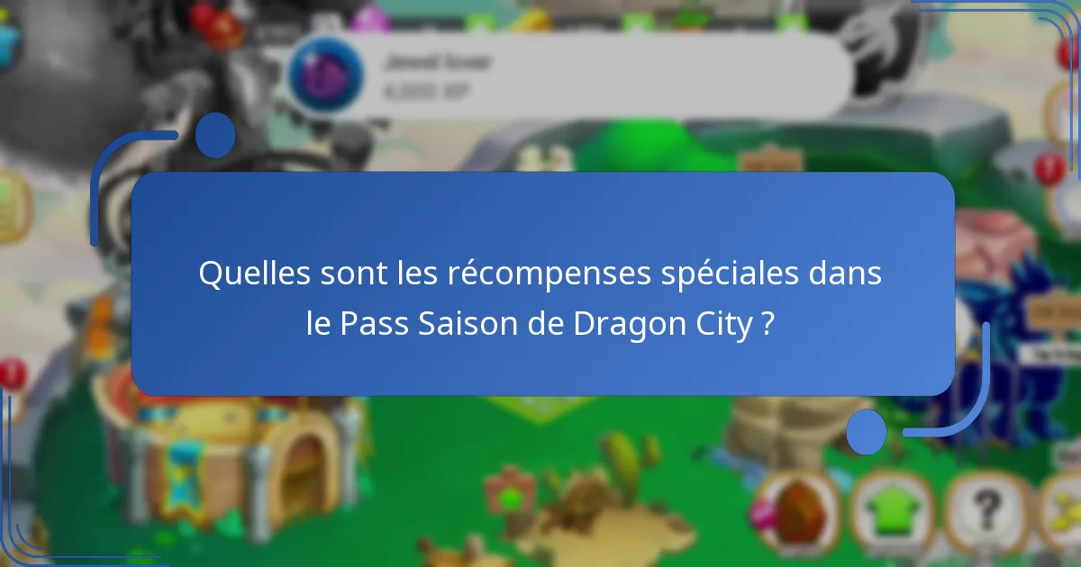 Quels objets premium sont inclus dans le Pass Saison de Dragon City ?
